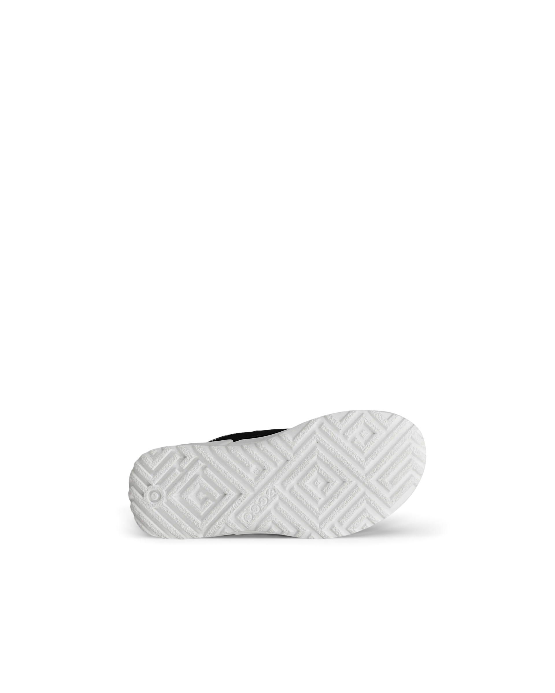 ECCO BIOM K1 Kinder Sneaker aus Veloursleder Schwarz