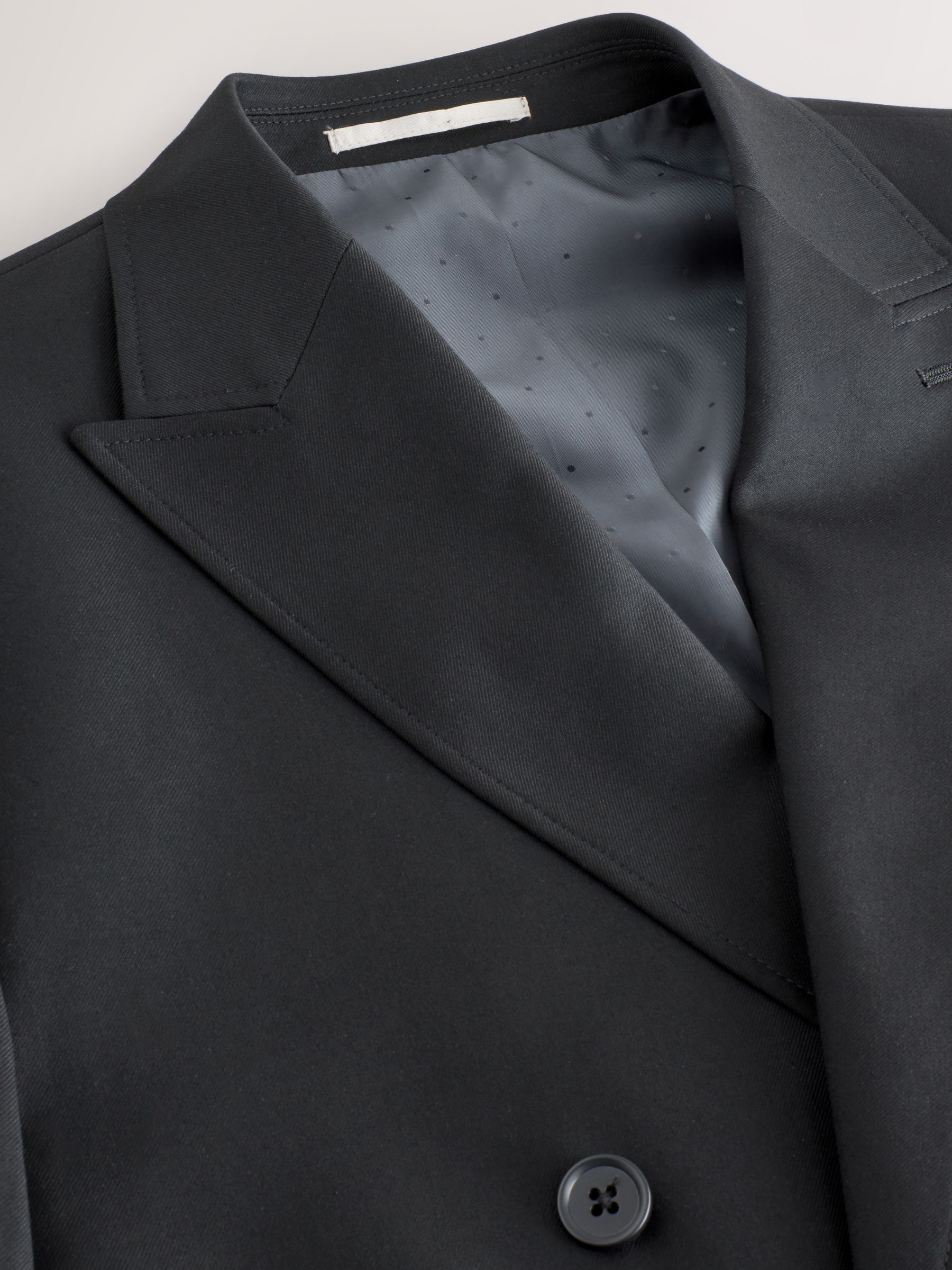 Zwart - Relaxed Fit Double breasted Pak Jack