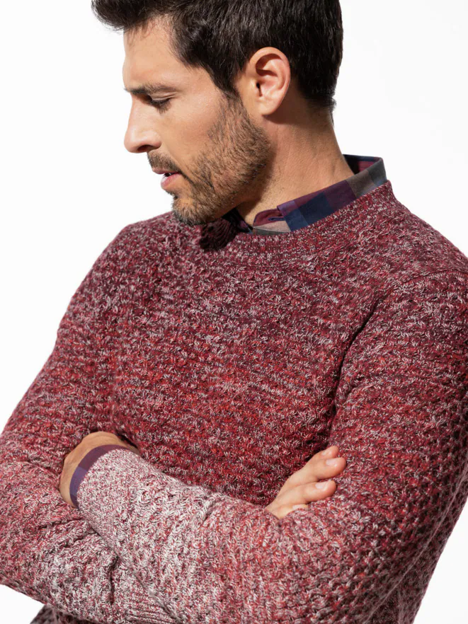 Baumwoll-Pullover Ombree