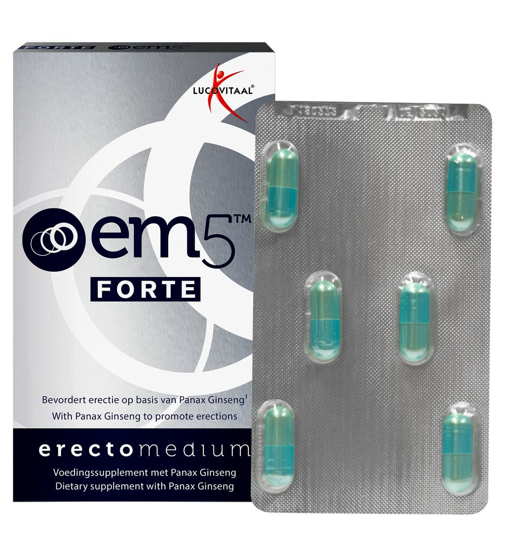 Lucovitaal Em5 Erectomedium Forte (6 capsules)