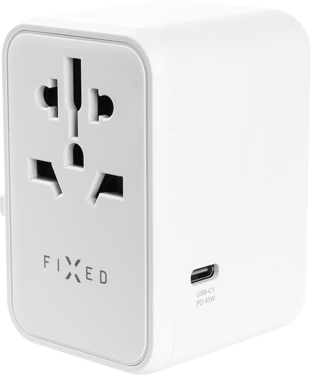Fixed World 65W rejseadapter (hvid)