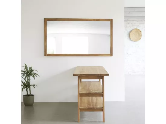 Meuble sous vasque en teck massif 160 cm