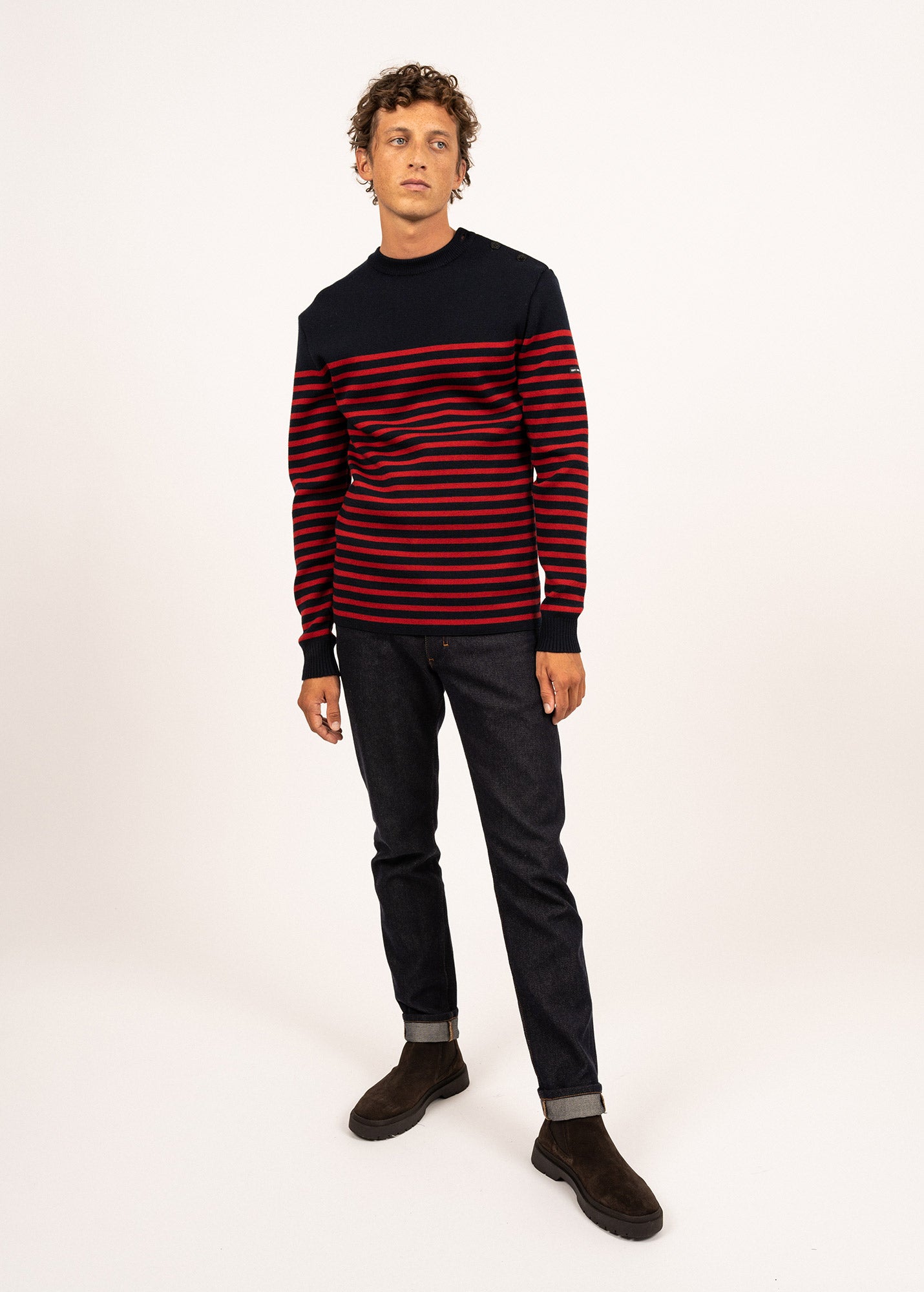 Pull marin rayé Rochefort