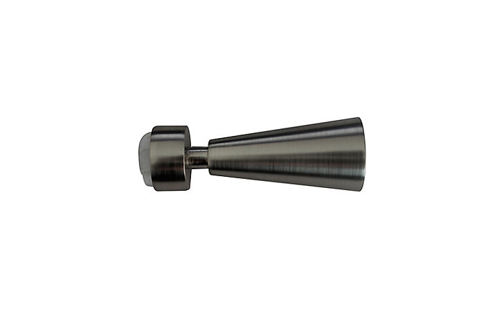 Embout cône pour barre à rideau GoodHome 28 mm Athens gris