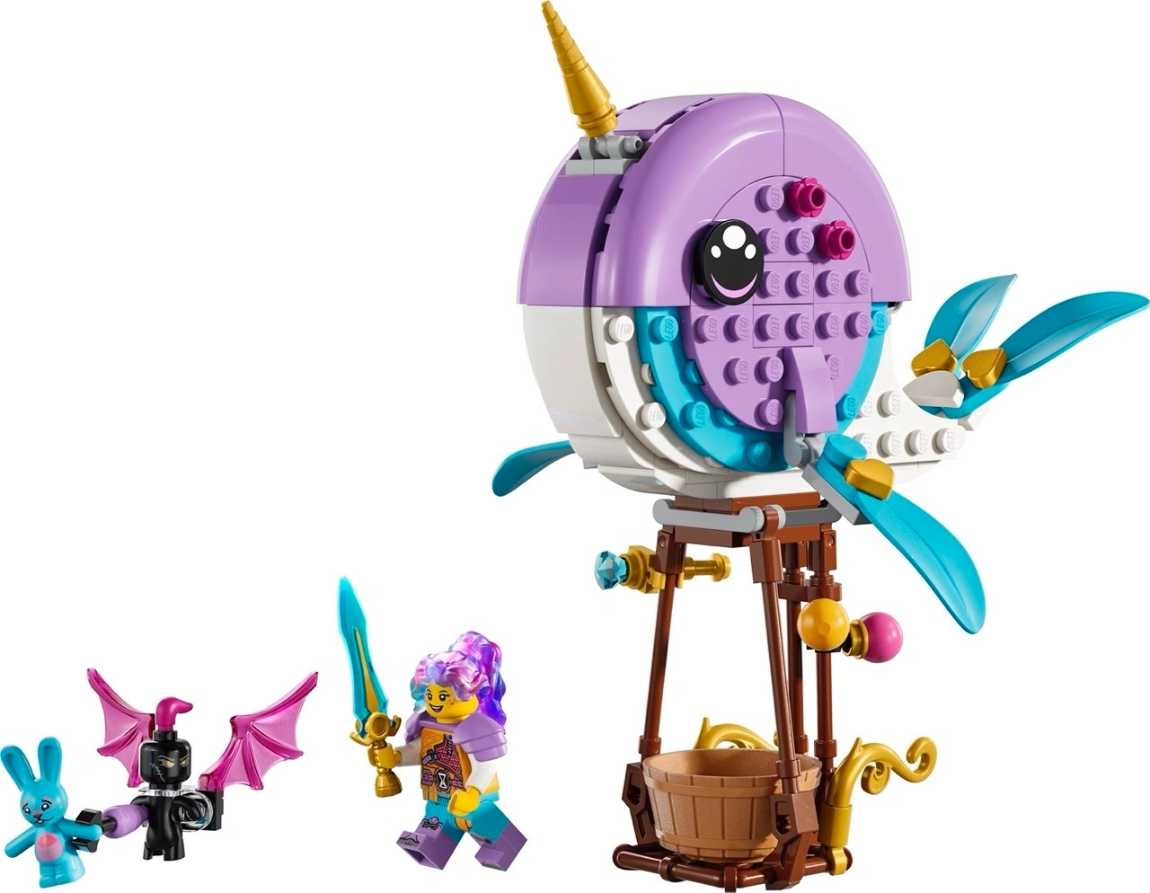 LEGO® DREAMZzz 71472 IZZIES NARWAL-HEIßLUFTBALLON