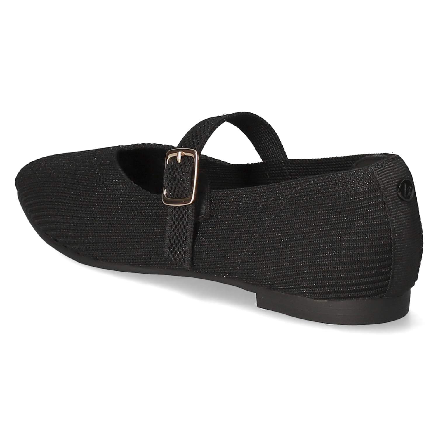 La Strada Ballerinas - black/silver