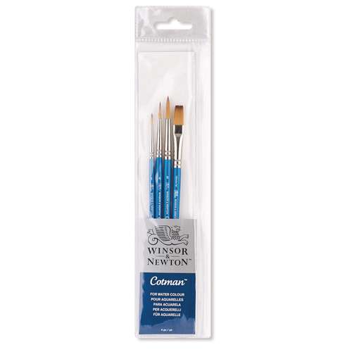 WINSOR & NEWTON Cotman™ Aquarellpinsel 4er-Set