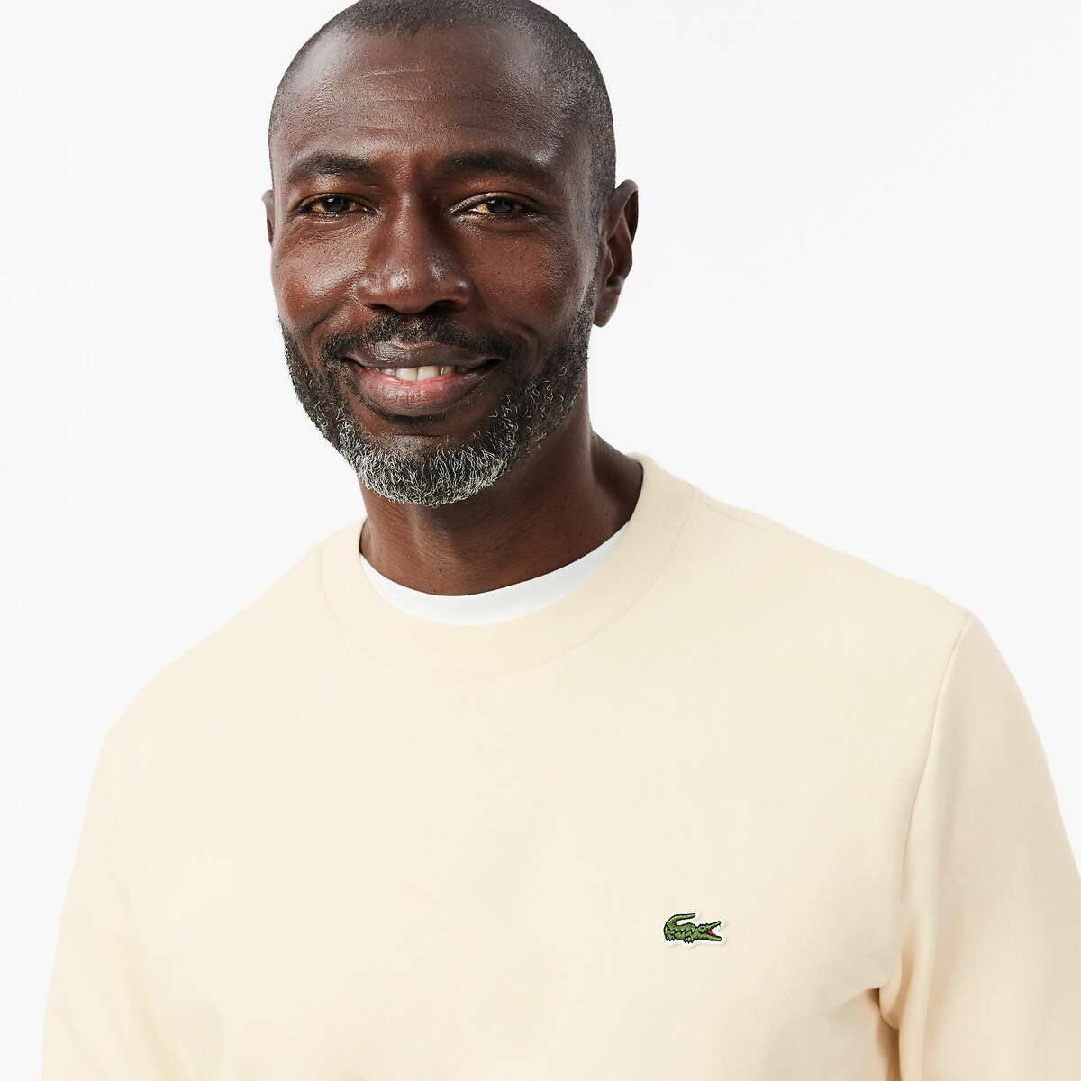 LACOSTE<br>Suéter de gola redonda