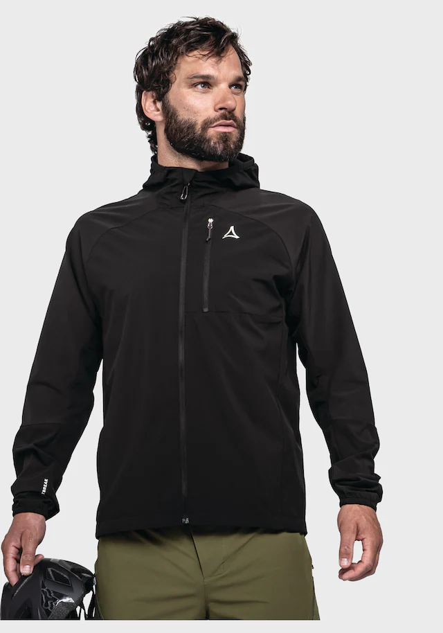 Schöffel Outdoorjacke »Bike Hybrid Jk Style Mamry MNS« mit Kapuze