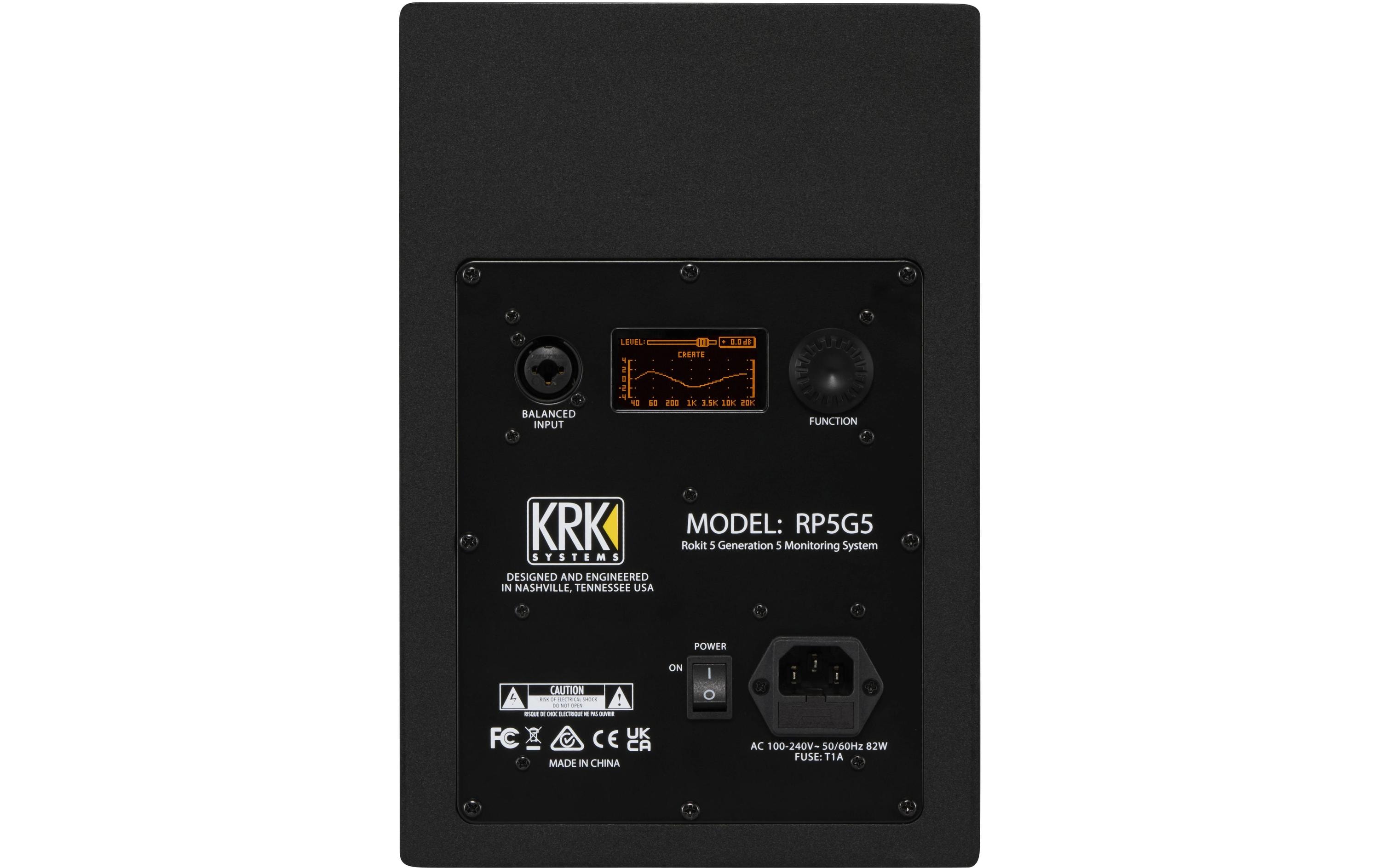 Studiomonitor Rokit RP5 G5 Schwarz<br>Aktiver 5