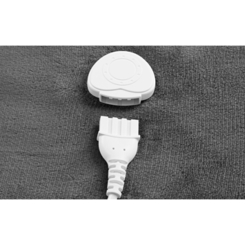 Inventum elektrische deken HB180G grijs fleece 180 x 130 cm