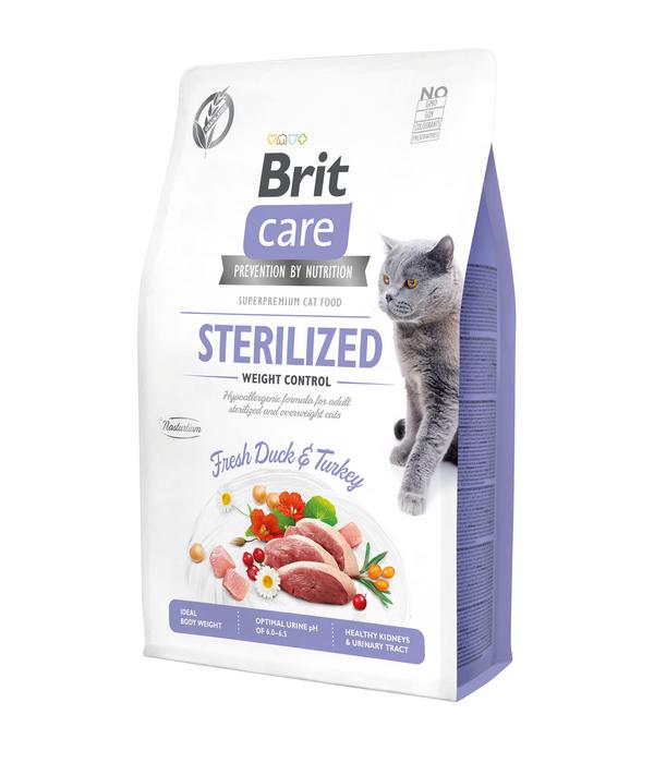 Brit Care Trockenfutter für Katzen Sterilized