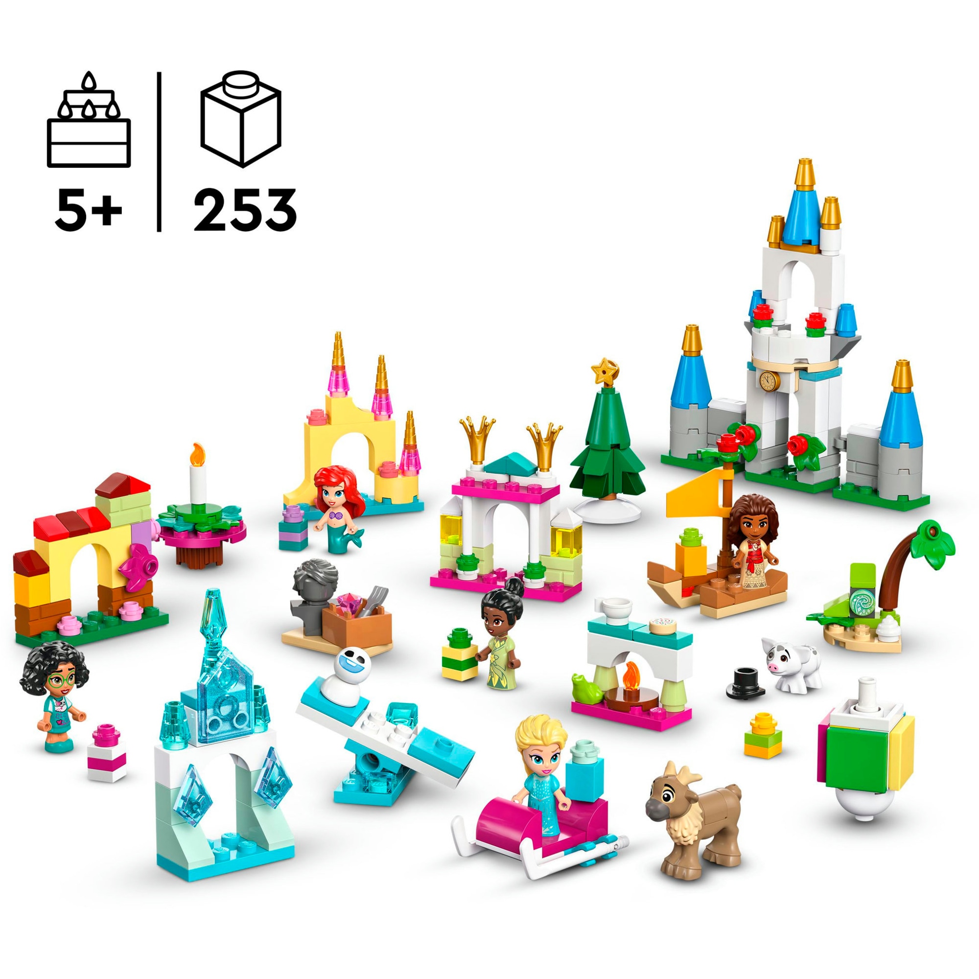 LEGO Konstruktionsspielzeug Disney Princess Adventskalender 2024
