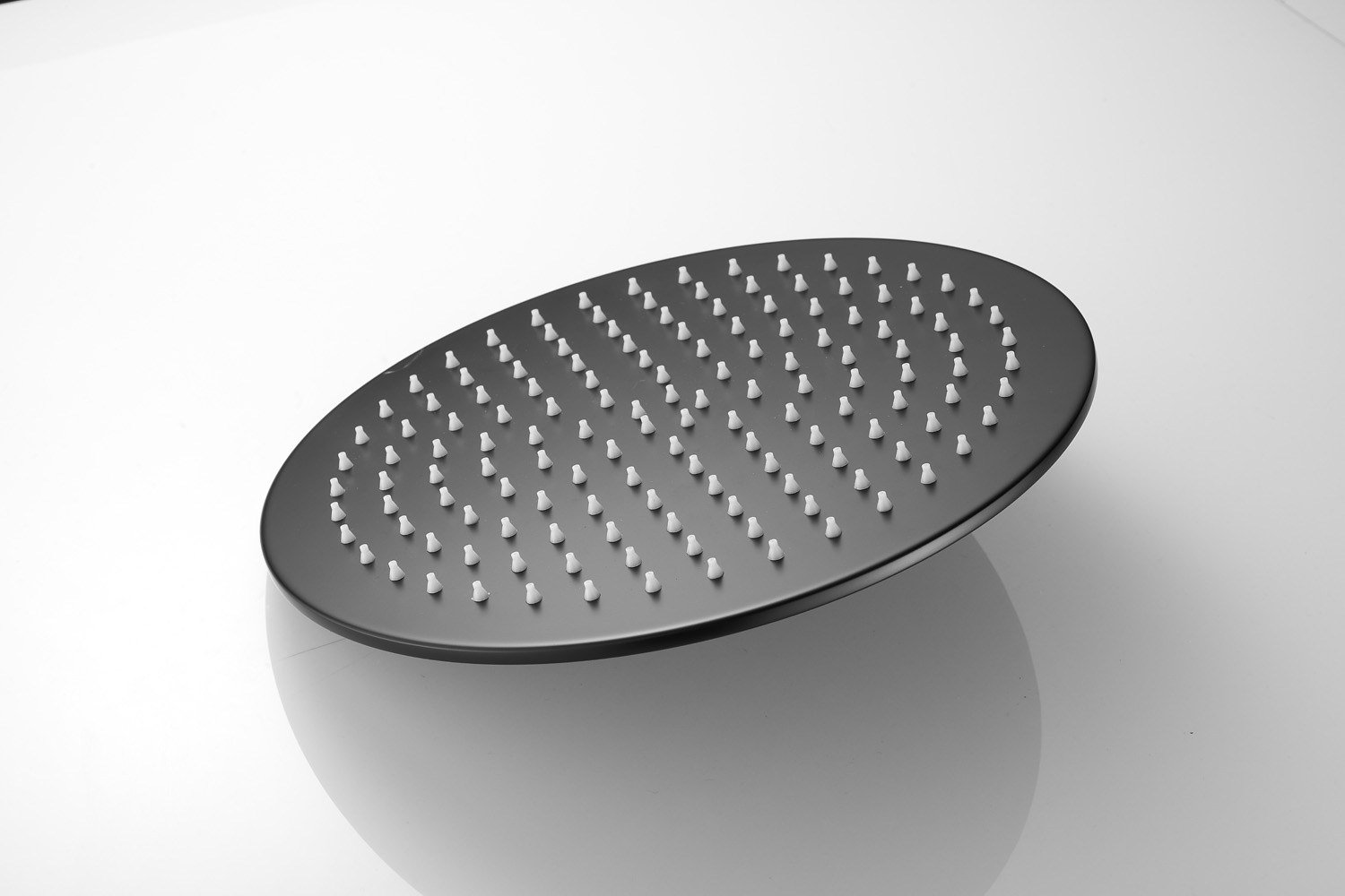 Saniclear Vision ronde douchekop 30cm zwart mat