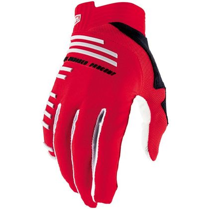 Gants cross 100% R-CORE - Rouge