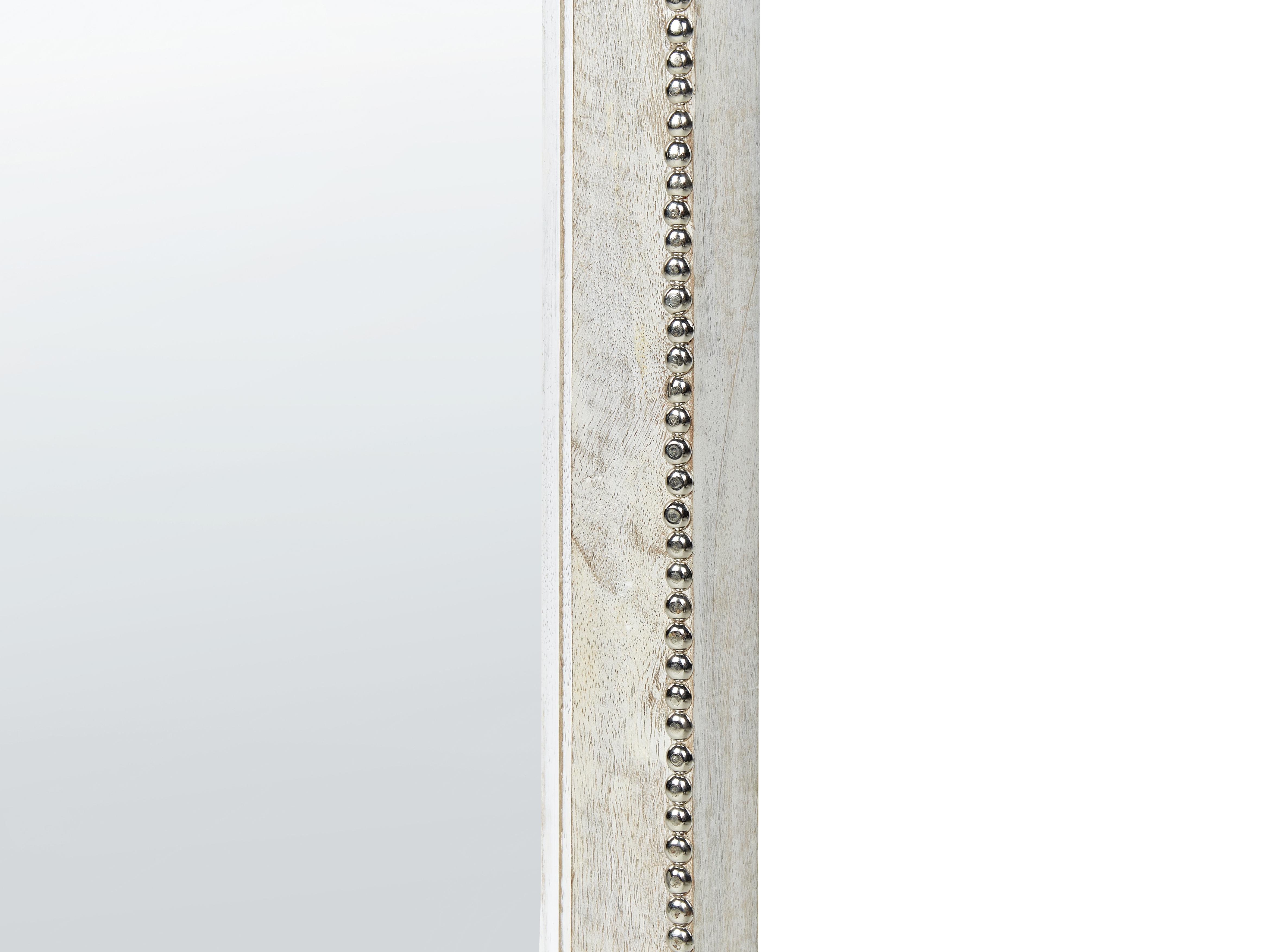 Wandspiegel SARRY 31 cm 91 cm Mangohout Wit