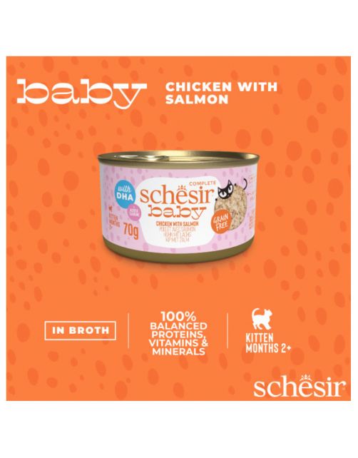 Schesir Baby 70 g - Kattenvoer