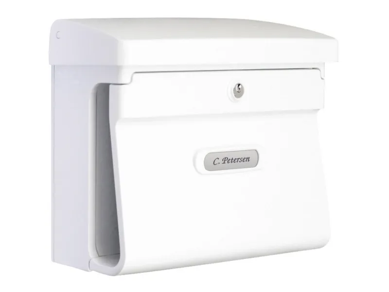 Burg Wächter 12590 BREMEN 885 W Postkasse Plastic Hvid Nøglelås