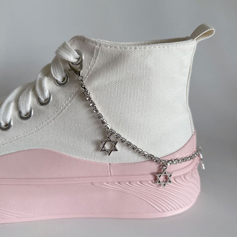 Coolkiss - Schoenkettingbedel met strass-detail