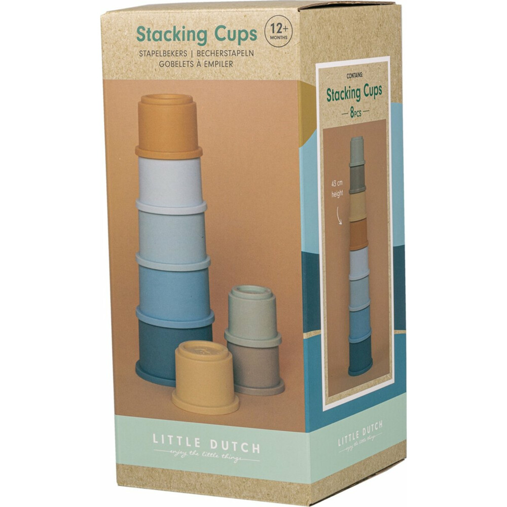Little Dutch Stapelbekers 8-delig Blauw
