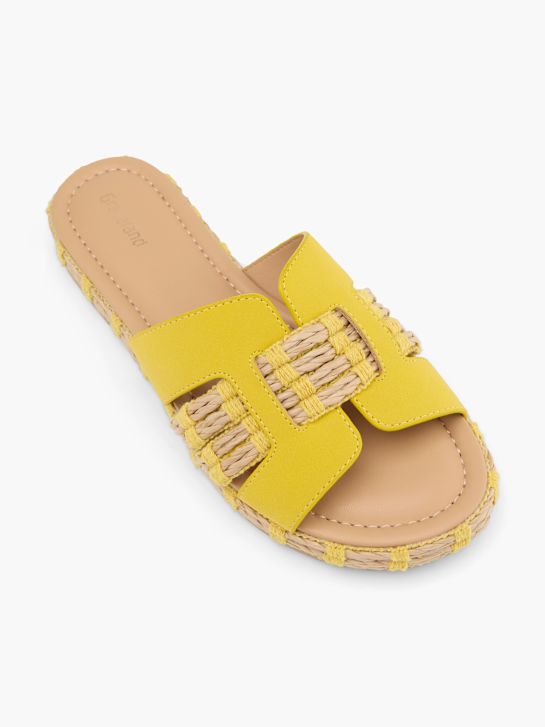 Graceland Pantolette Gelb
