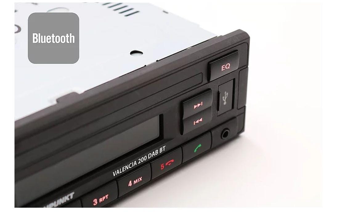 Autoradio Valencia 200 DAB-BT 1 DINAutoradio mit Digitalradio DAB+