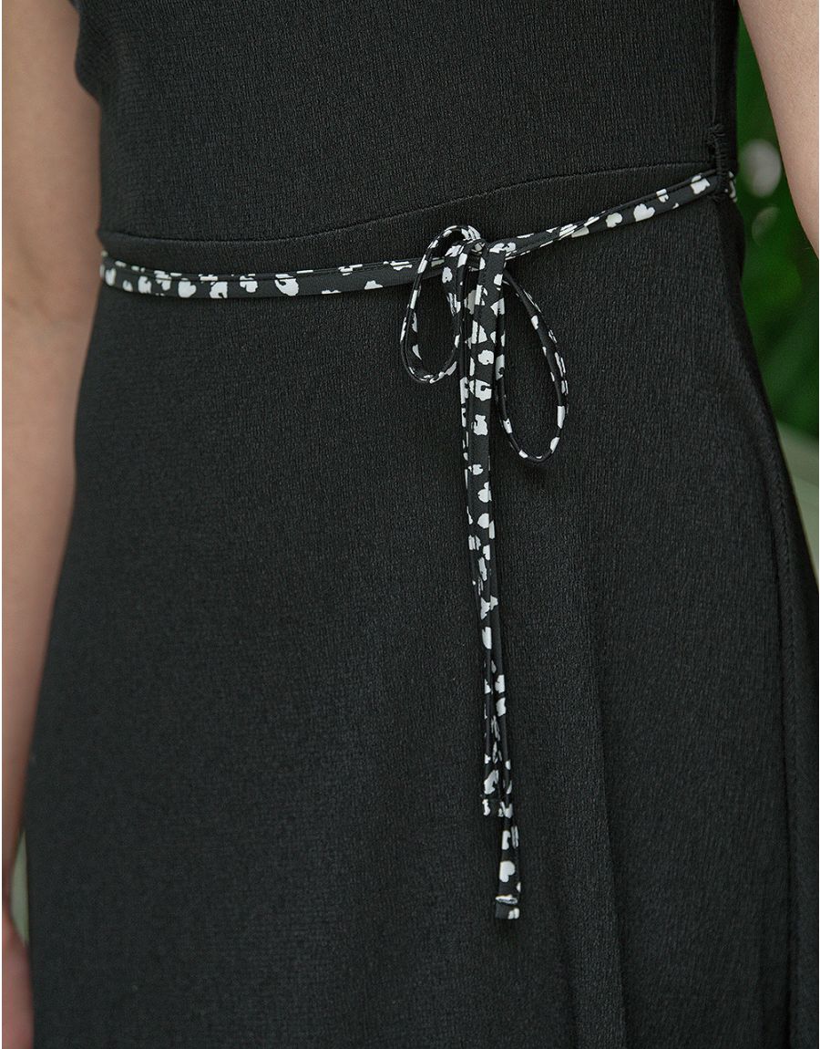 Robe évasée noire