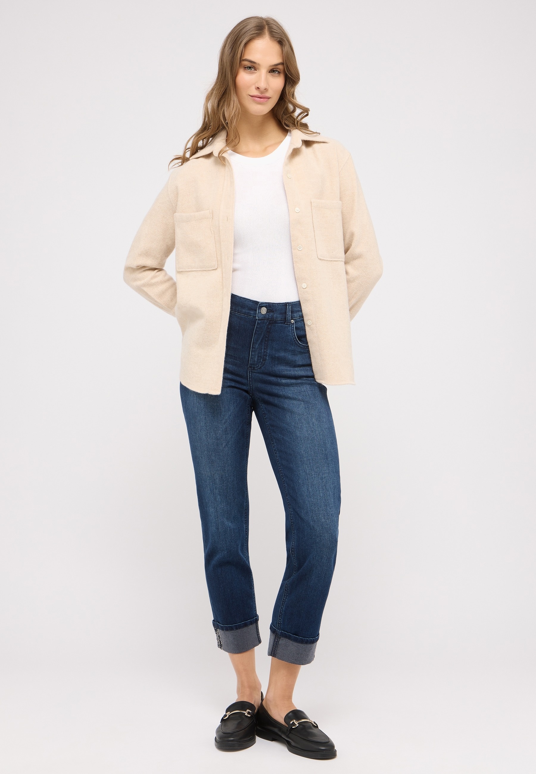 ANGELS 7/8-Jeans »CICI CROP GLAM« mit Schmucksteinchen veredelt