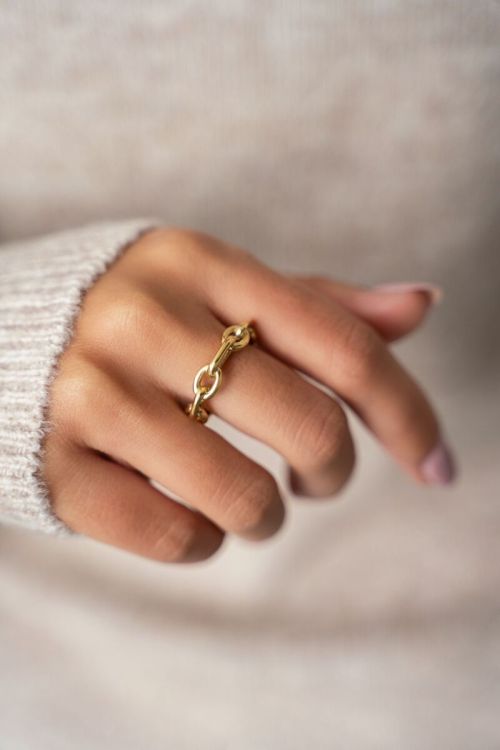 Ring ovale schakels