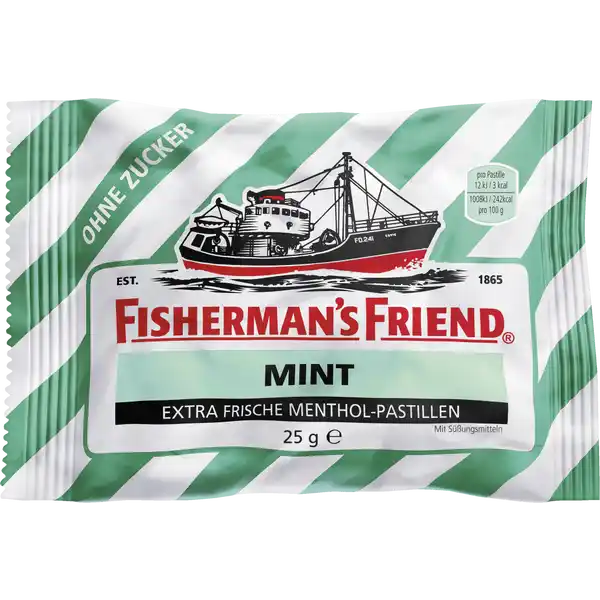 Extra Frische Menthol Pastillen mit Mintgeschmack und Süßungsmitteln