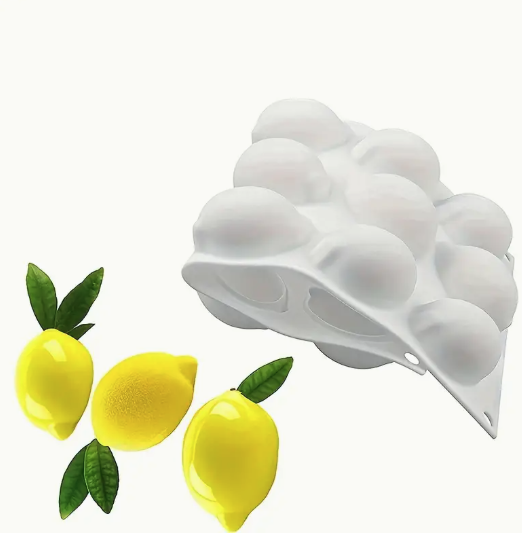 (15-fach) Silikon Trend Früchte Kuchen Form DIY Gussform für Virale Frucht Desserts - Zitrone