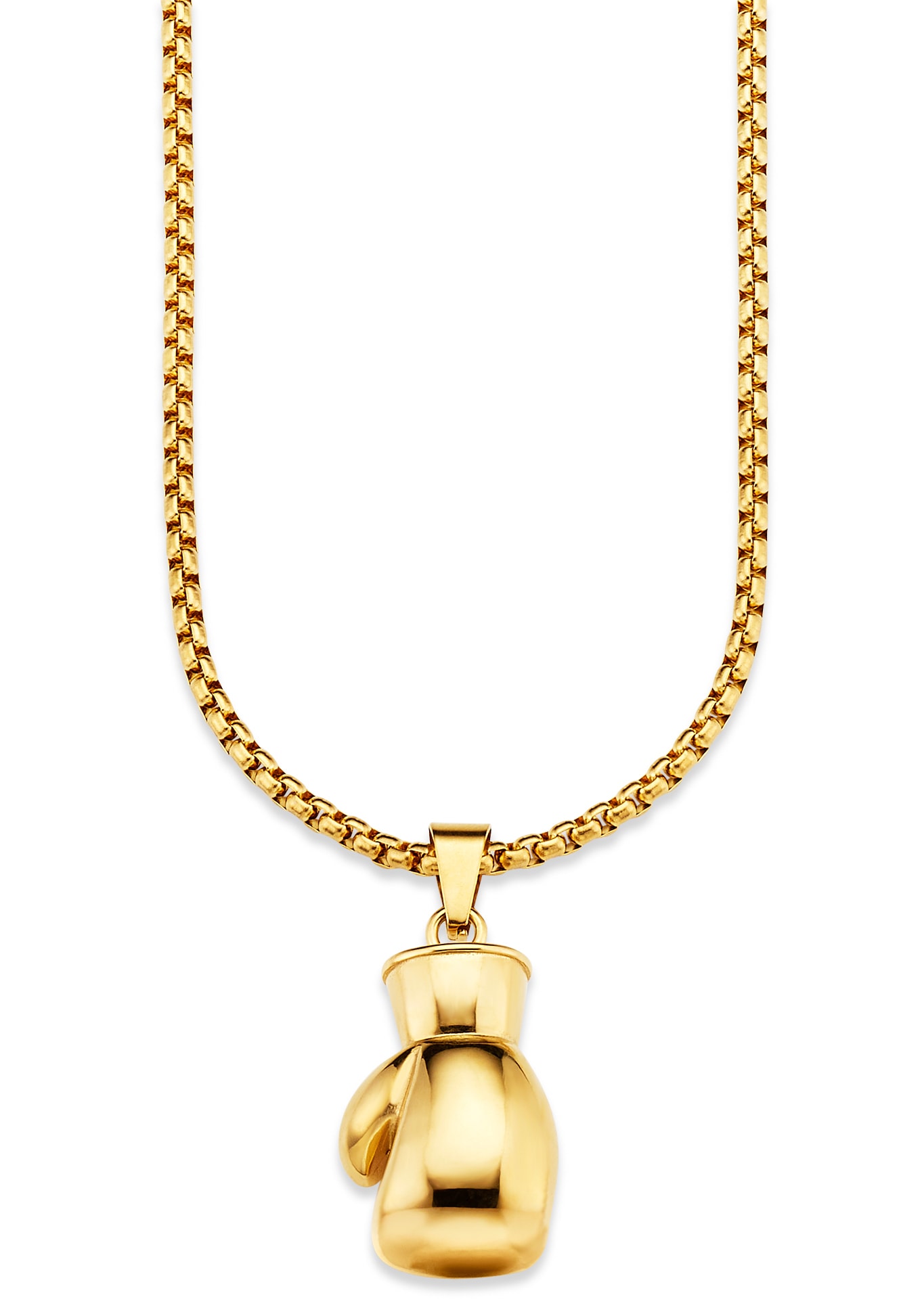 Bruno Banani Kette mit Anhänger »Schmuck Geschenk Halskette Box-Handschuh Venezianerkette«