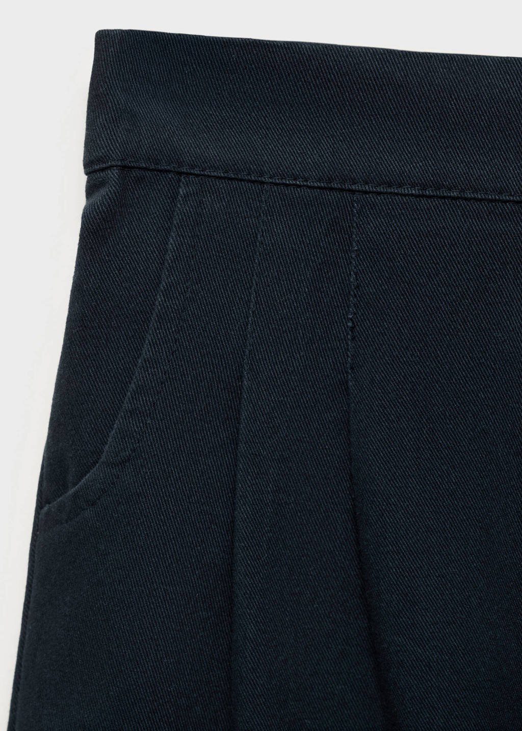 Mango Kids wide leg casual broek marine