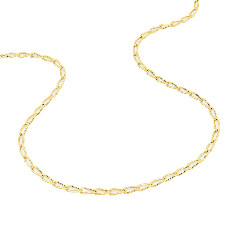 Bracelet Mixte 18 cm - Cheval - Or 18 Carats - Largeur 2 mm