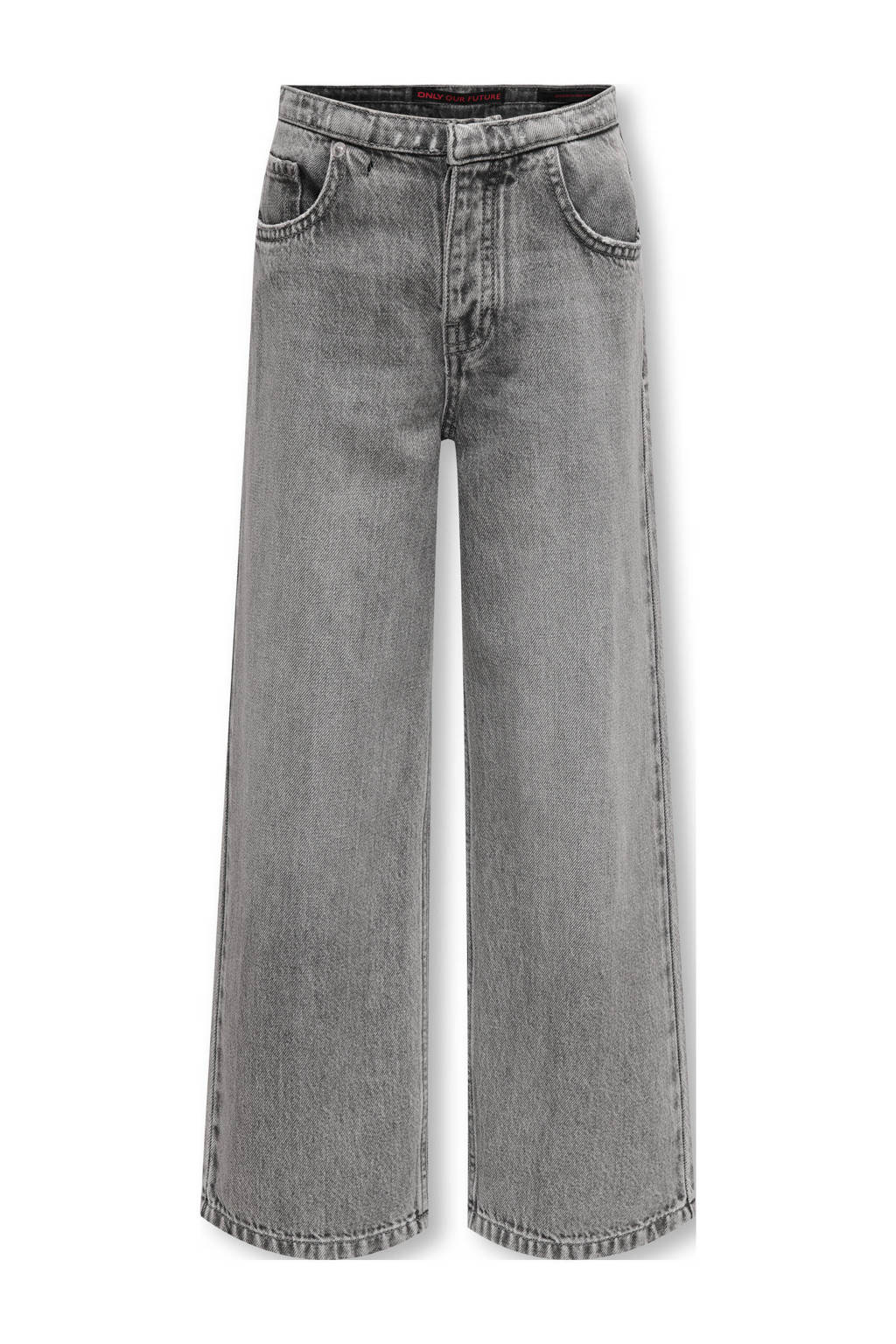 ONLY wide leg jeans KOGSPRING light grey denim
