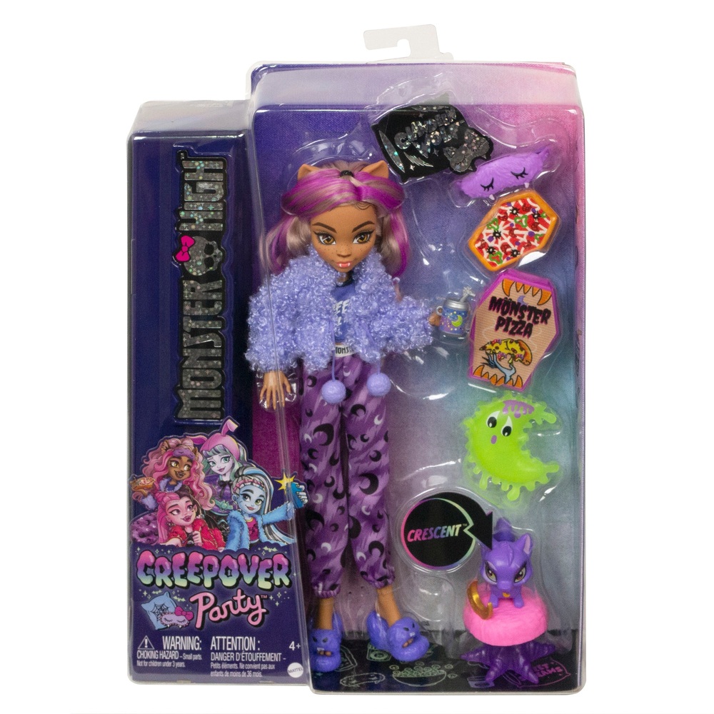 Monster High Creepover Party Clawdeen Puppe