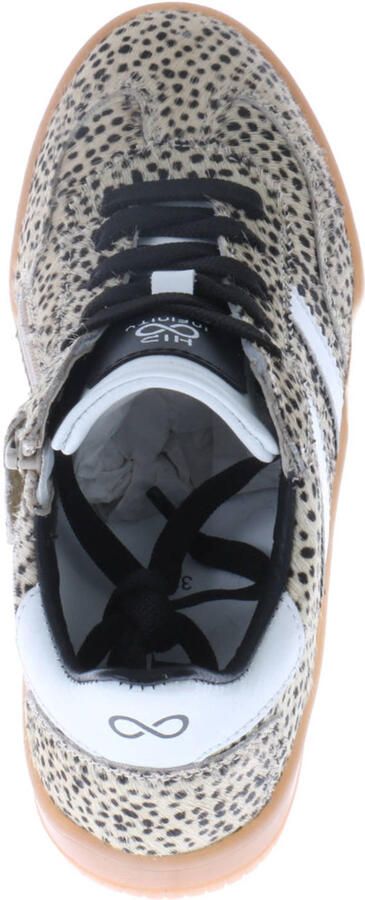 Hip H1500 Sneakers Meisjes Leren Sneaker Beige