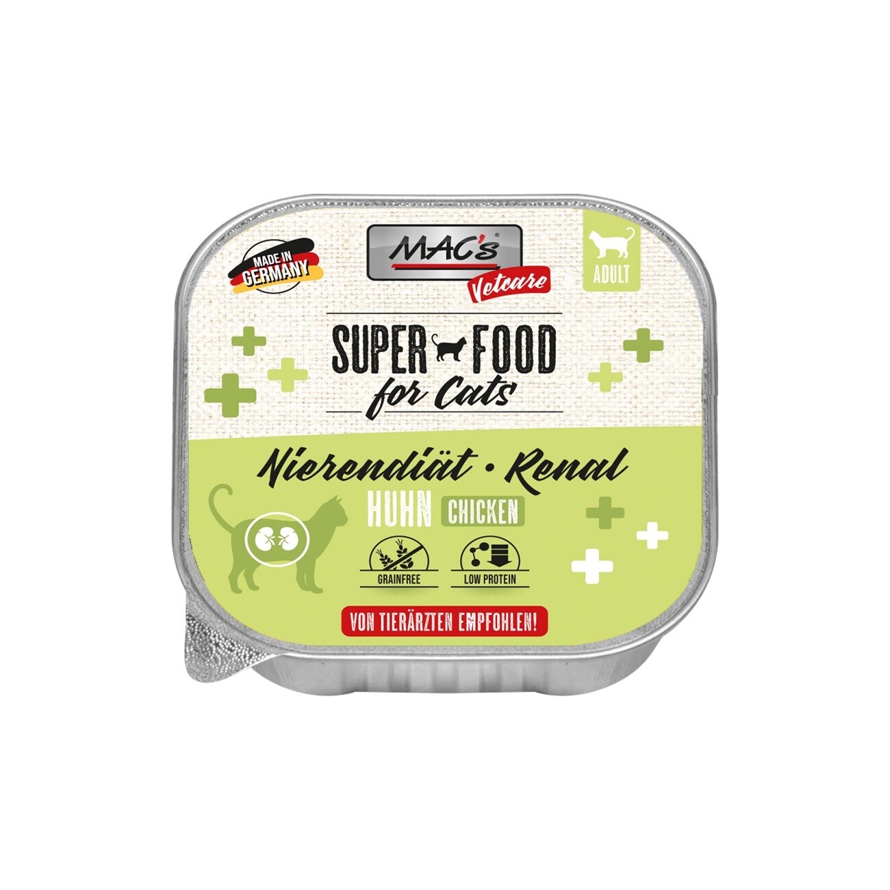 MAC's Vetcare Nierendiät Renal 16x100g Huhn
