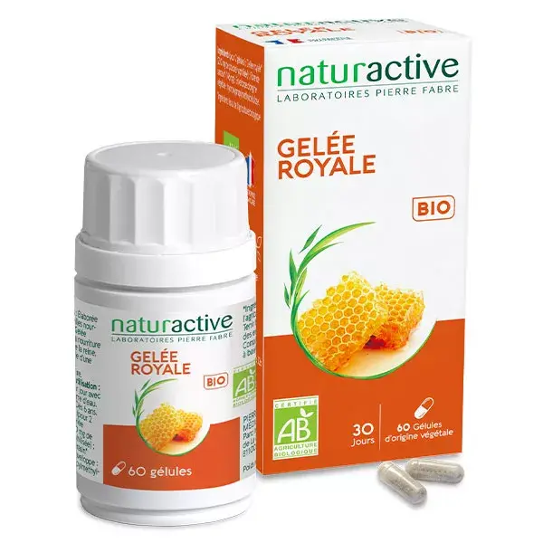 Geleia Real Orgânica Naturaactive - 60 cápsulas