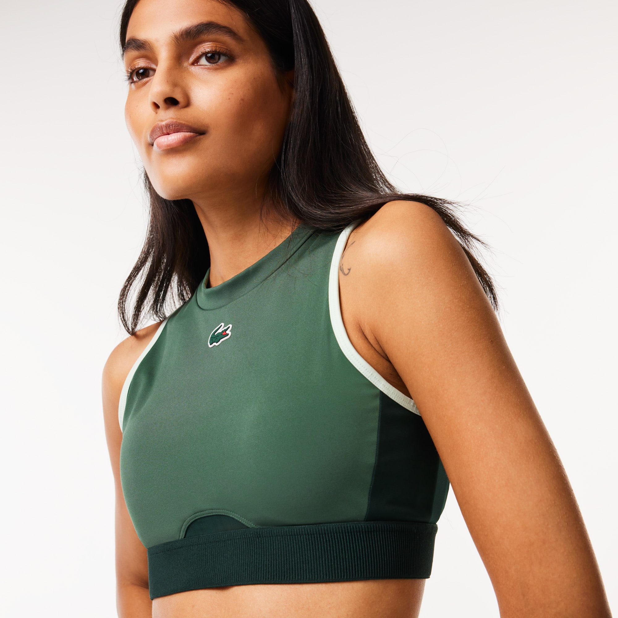 Brassière Sport extensible Brassières & Leggings - Vert - Lacoste - Femme