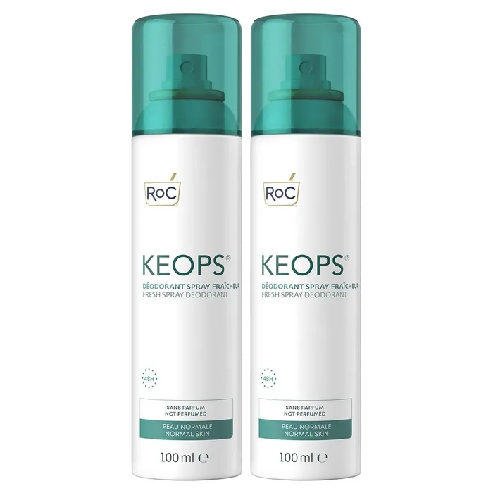KEOPS Déodorant Spray Fraîcheur - DUO - 2x100ml