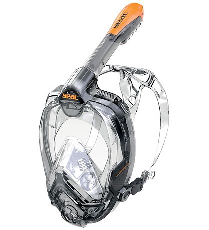 Seac Schnorchelmaske - Libera - Schwarz/Orange