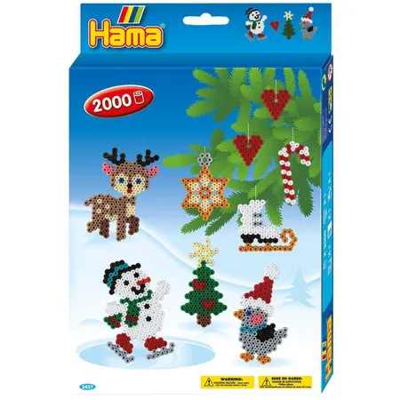 Hama Bügelperlen Weihnachten, 2500 Perlen
