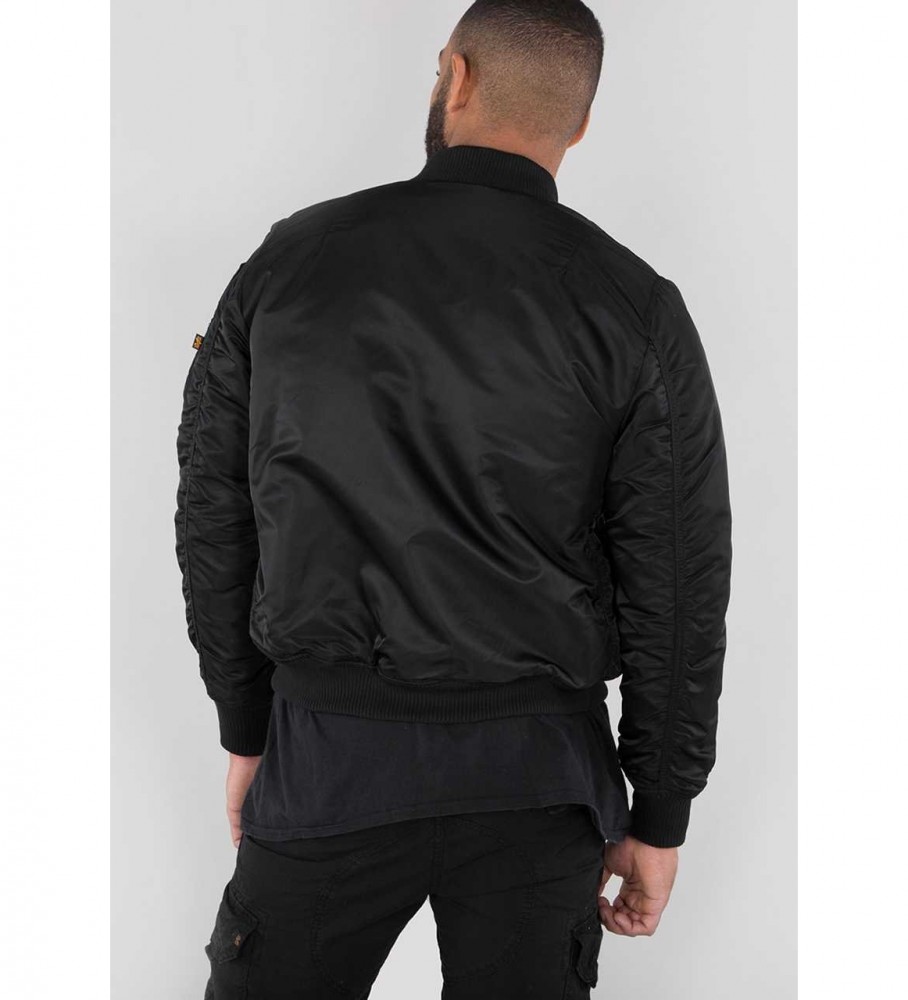 Jaqueta ALPHA INDUSTRIES MA-1 VF Nasa preta
