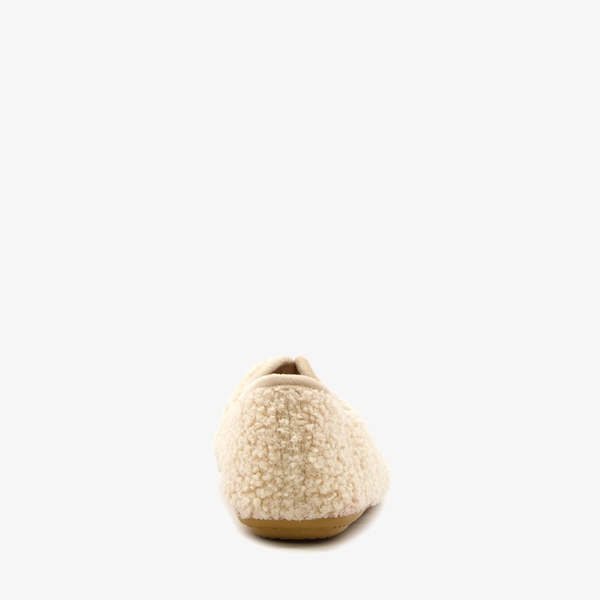 Thu!s dames teddy pantoffels beige