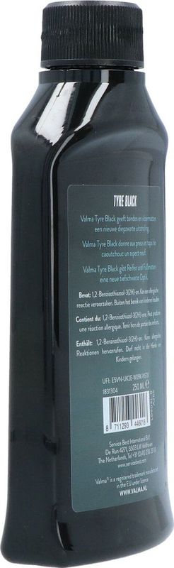 Valma - Bandenzwart - 250ml - Diepzwarte Glans - Langdurige Bescherming