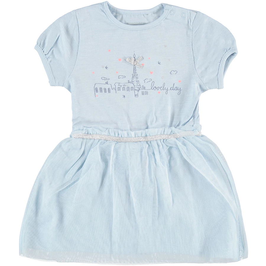 STACCATO Girls Kleid pastel blau