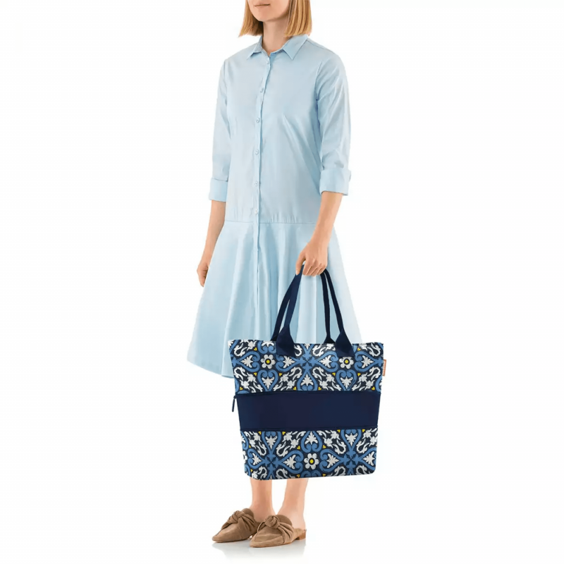 Sac shopping Shopper E1 Extensible 50 cm Floral 1