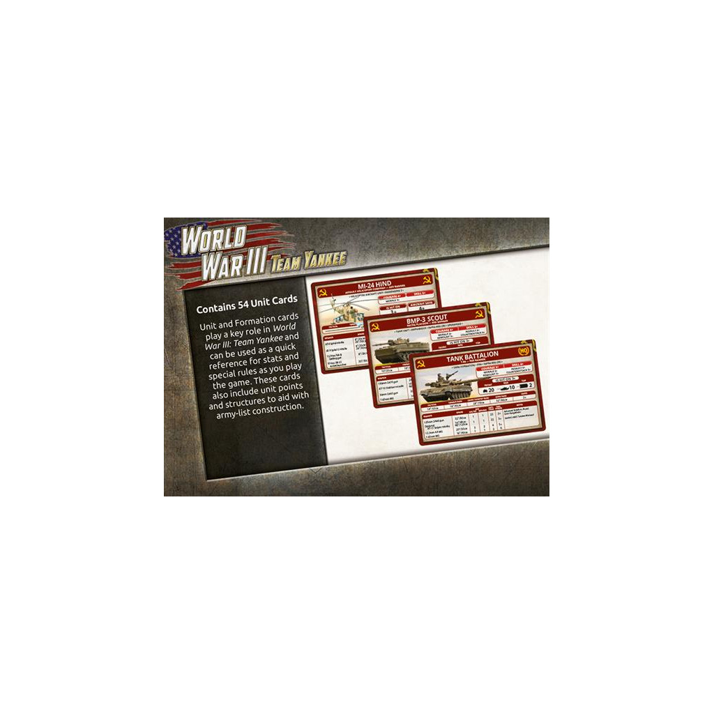 Team Yankee - WWIII: Soviet Unit Card Pack