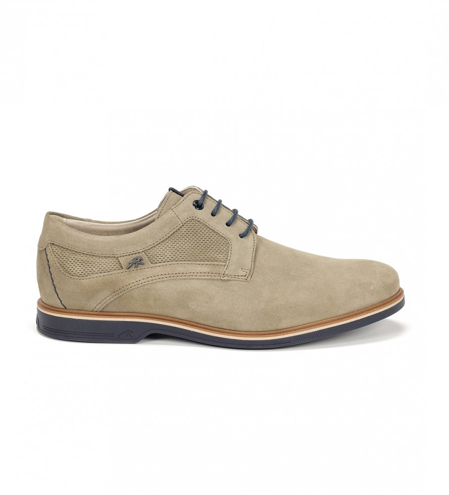 Sapatos de couro Tristan Taupe da Fluchos